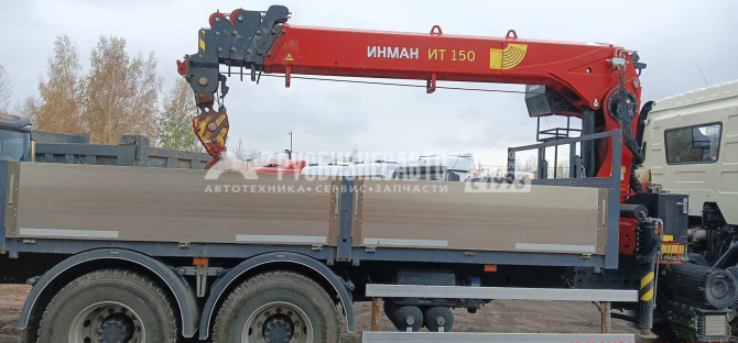 Купить КМУ FAW  (6x4) + ИНМАН ИТ-150 верх.упр. + борт сталь 8,0м.б/у (2024г.в.15 450 км ,500 м/ч)(0047) в компании Русбизнесавто - изображение 2