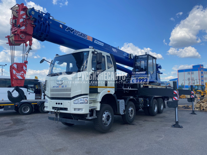 Купить КС 65719-9К автокран 40 т. (FAW-3310) ОВОИД в компании Русбизнесавто - изображение 0