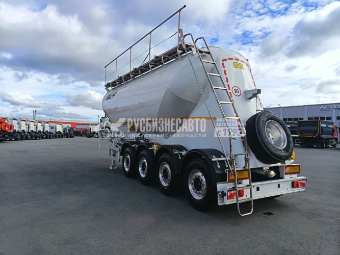 Купить ППЦ материаловоз (цемент, мука, комбикорм)  BULL (32 м3, 4 оси SAF, WABCO, компр. 12м3/мин) в компании Русбизнесавто - изображение 5