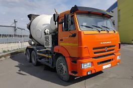 Автобетоносмеситель ТЗА, Камаз 65115, 7м3 б/у (2022 г., 50 669 км)(0146)