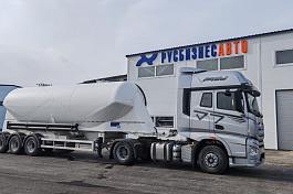 ППЦ материаловоз (цемент, мука, комбикорм)  ISO PAKCS SSL (38 м3, 3 оси BPW)