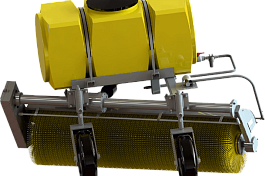 Щетка МК-7 - с баком для воды (бак 500л, на базе МК-4.1 усиленные колеса)