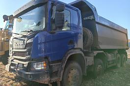 Самосвал SCANIA P440B8X8HZ 8x8 б/у (2020г; 552 922 км) (3950)