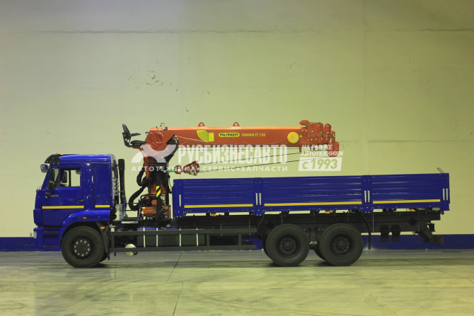 Купить КМУ КАМАЗ 65117-4010-48 (Евро-5) + Инман ИТ-150 + борт сталь 6,8м. без доп.опор КЦК в компании Русбизнесавто - изображение 1