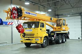 КС 55713-1В автокран 25т. с гуськом (КАМАЗ-65115)