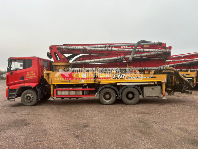 Купить Автобетононасос SANY SYG5261THB 370C-10, 6x4 б/у (2023 г., 51 223 км,8 896 м/ч)(0095) в компании Русбизнесавто - изображение 3