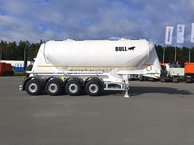 Купить ППЦ материаловоз (цемент, мука, комбикорм)  BULL (32 м3, 4 оси SAF, WABCO, компр. 12м3/мин) в компании Русбизнесавто - изображение 11
