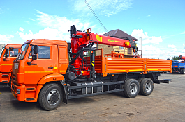 КМУ КАМАЗ 65115-4094-56 (Евро-5) + ИНМАН ИТ-150 + борт сталь 6.2м. без доп.опор КЦК