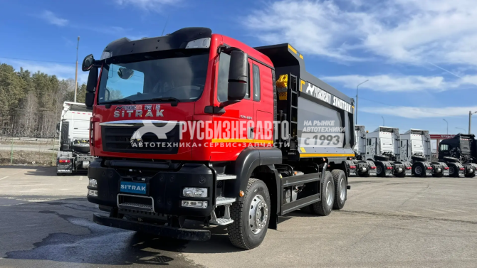 Купить Самосвал SITRAK C7H 6x4 ( ZZ3256V384ME ) / 5.2*2.3*1.5+0,2 / 18-20 м3 / наклон 2025г.в. в компании Русбизнесавто - изображение 0