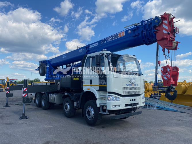 Купить КС 65719-9К автокран 40 т. (FAW-3310) ОВОИД в компании Русбизнесавто - изображение 1