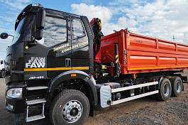 КМУ Самосвал FAW 3250 (6*4, 420л.с., Евро-5) + ИНМАН ИМ-150N нижн.упр. + самосвальный кузов 20м3