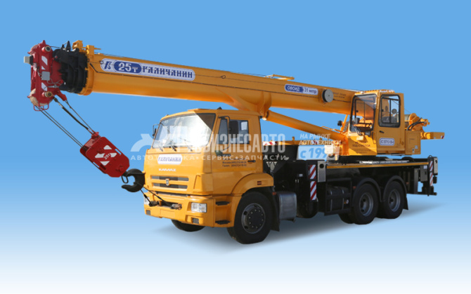 Купить КС 55713-1В-4 автокран 25т. с гуськом (КАМАЗ-65115) ОВОИД в компании Русбизнесавто - изображение 1