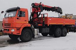 КМУ КАМАЗ 43118-73094-50 (Евро-5) + ИНМАН ИТ-200 + борт 6,2м. + бур 350мм. (без спальника)