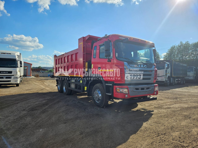 Купить Самосвал JAC N350 6х4 б/у (2021 г.в., 56 760 км.)(9805) - новая резина зад. ось. в компании Русбизнесавто - изображение 2