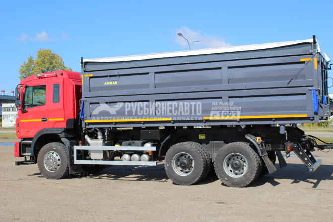 Купить JAC N350 Автомастер 658984-41 самосвал сельхозник 3-х сторонний 25м3, 6х4 в компании Русбизнесавто - изображение 0