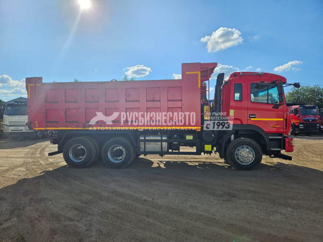 Купить Самосвал JAC N350 6х4 б/у (2021 г.в., 56 760 км.)(9805) - новая резина зад. ось. в компании Русбизнесавто - изображение 3