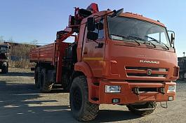 КМУ КАМАЗ 43118 (6x6) (Евро-5) + HORYONG HRS216 верх.упр. б/у (2023г., 19048км.) (0020)