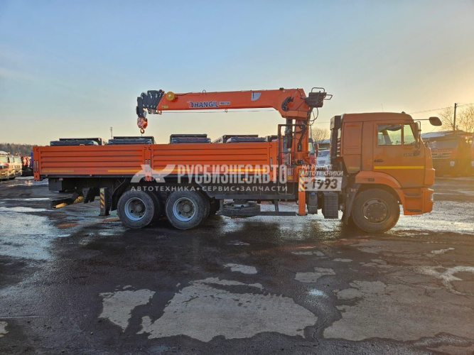 Купить КМУ КАМАЗ 65115 (6х4) + HANGIL HGC756 б/у (2023 г.в., 16 334 км., 260  м/ч) (0099) в компании Русбизнесавто - изображение 4