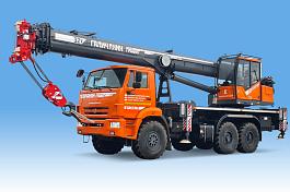 КС 55729-5В-4 ГРАФИТ автокран 32т. (КАМАЗ-43118) ОВАЛОИД