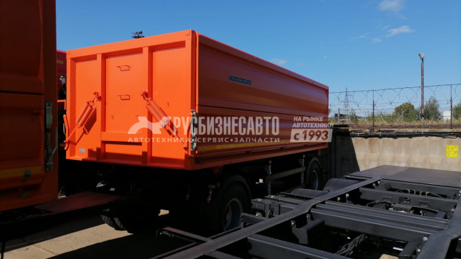 Купить СпецАвтоКам 85311В прицеп 2-х осный самосвальный 6100мм (полог+тент площадка) в компании Русбизнесавто - изображение 1