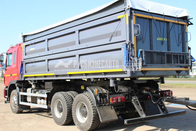 Купить JAC N350 Автомастер 658984-41 самосвал сельхозник 3-х сторонний 25м3, 6х4 в компании Русбизнесавто - изображение 2