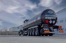 ППЦ-31-БОНУМ (Темные НП, термос 31 м3, 1 отс., обшива ЛКП, 4 оси HJ)